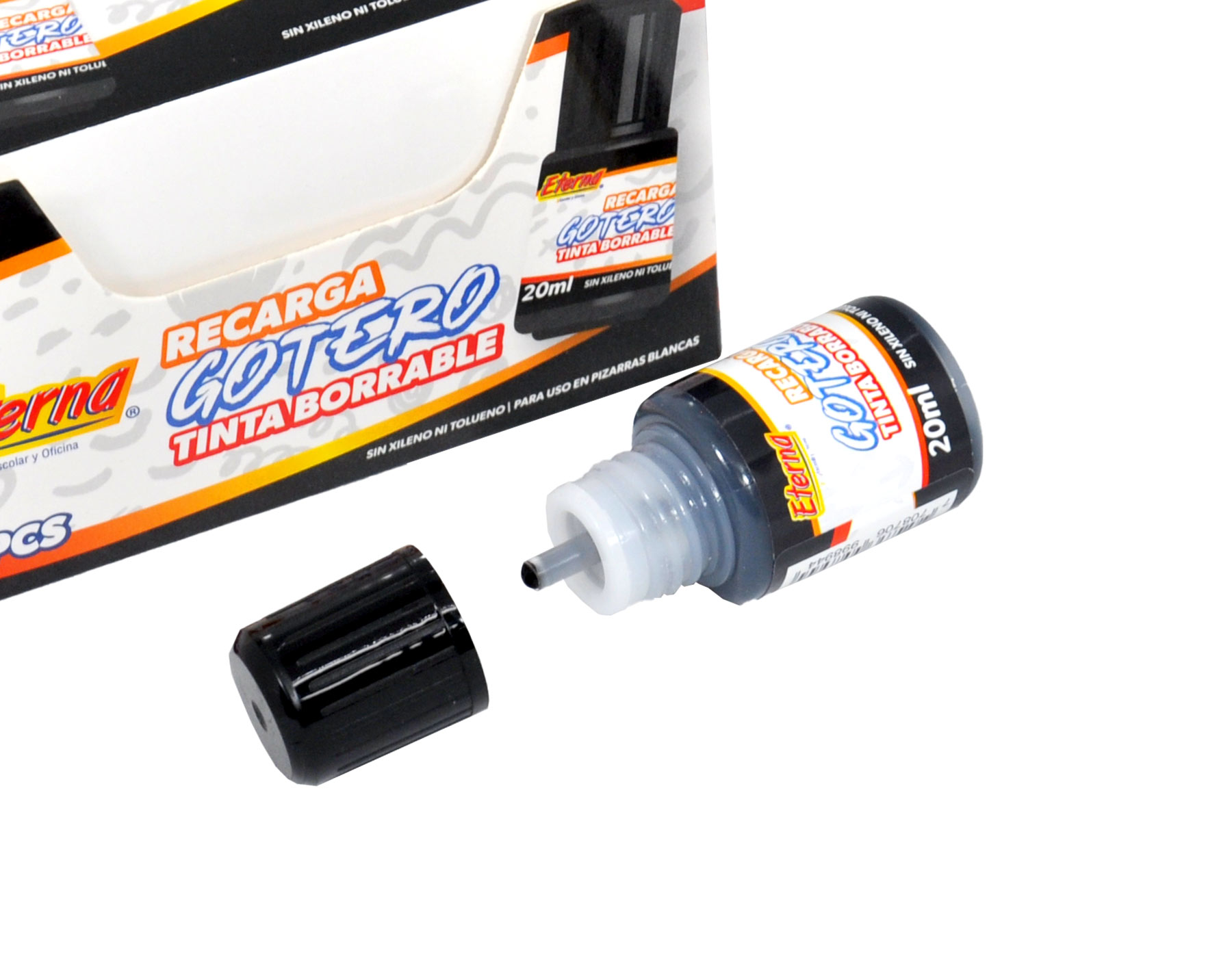 Gotero De Tinta Para Marcadores Eterna Negro X1 Eterna img #3