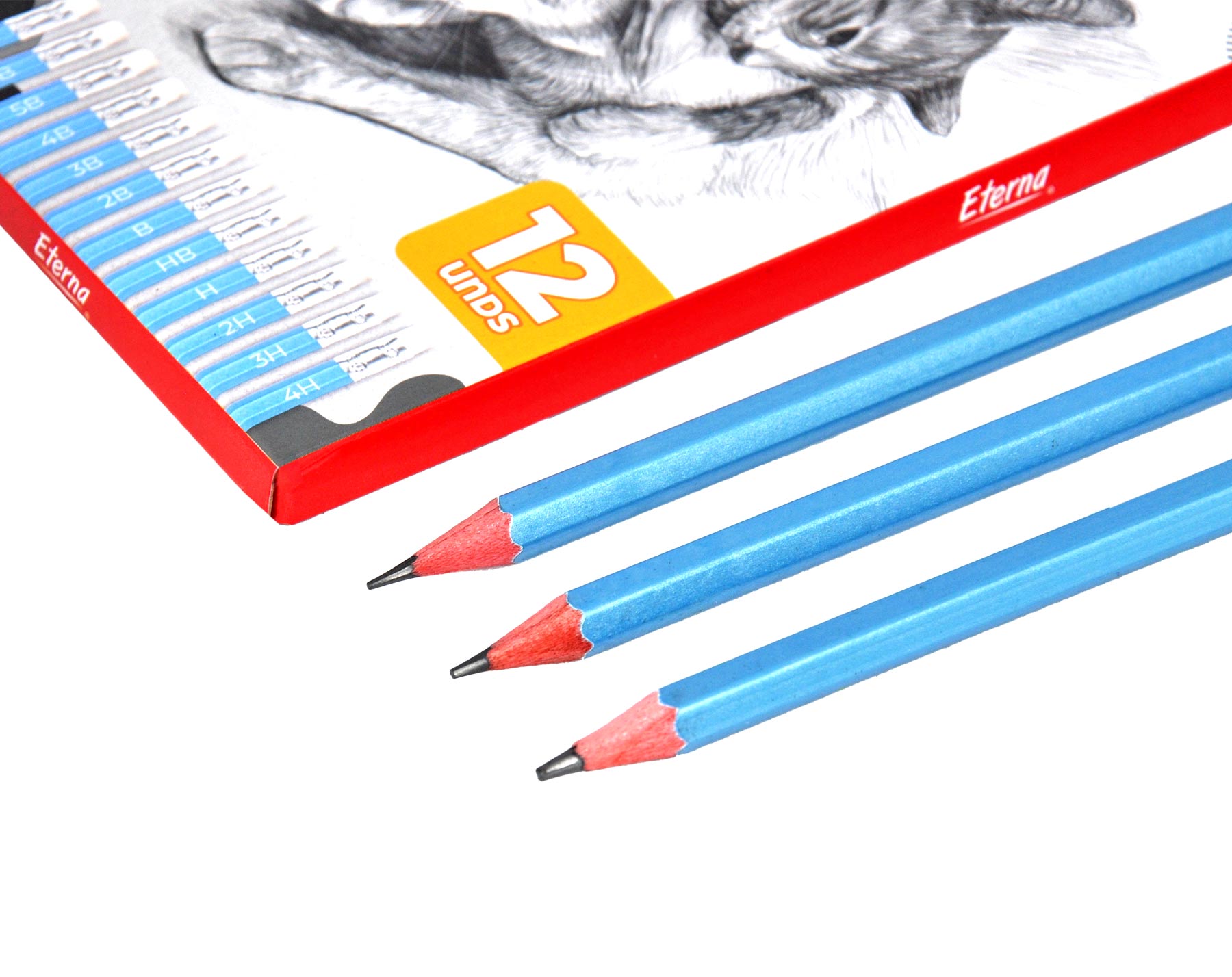 Caja de Lápices Para  Dibujo Eterna img #3