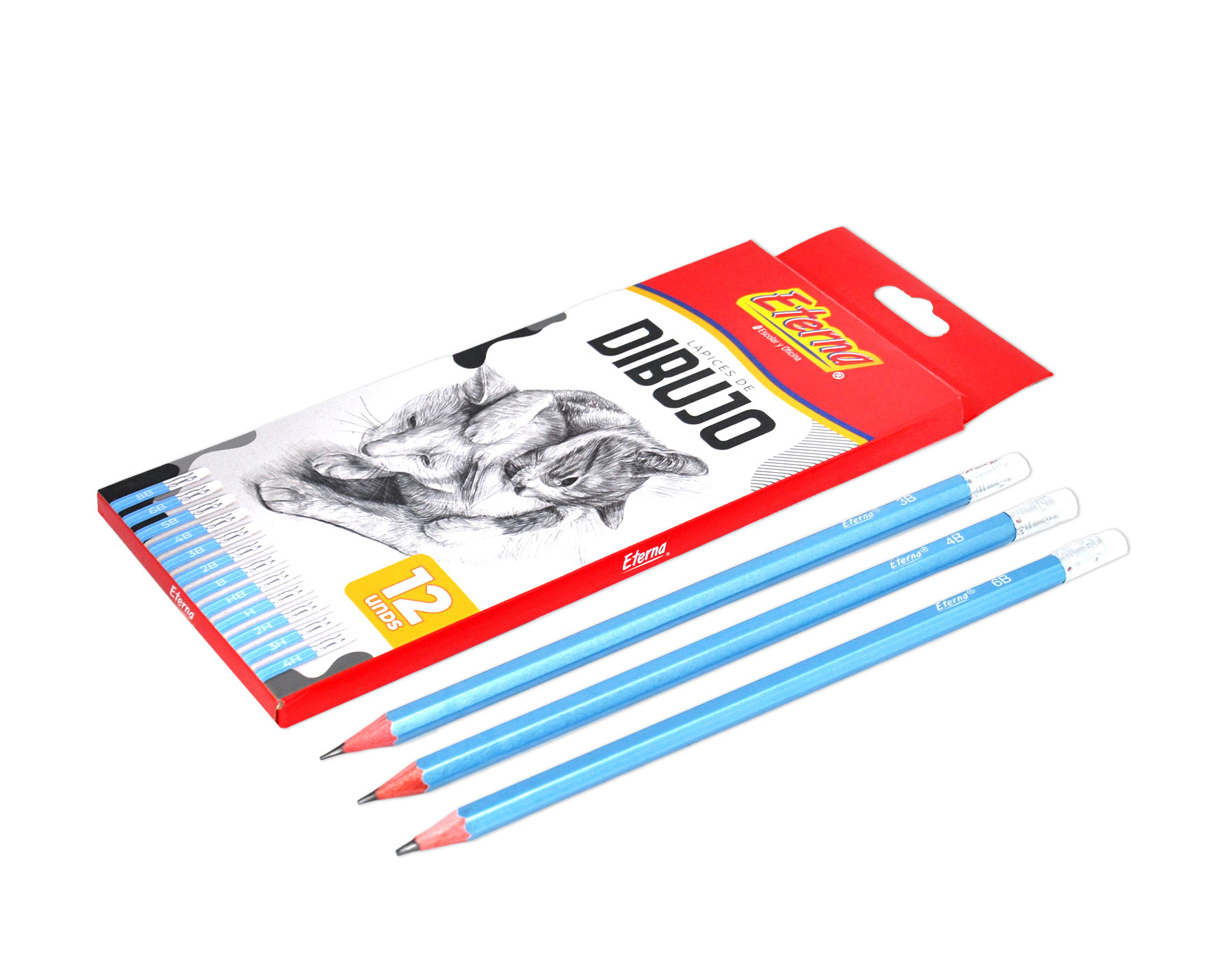 Caja de Lápices Para  Dibujo Eterna img #2