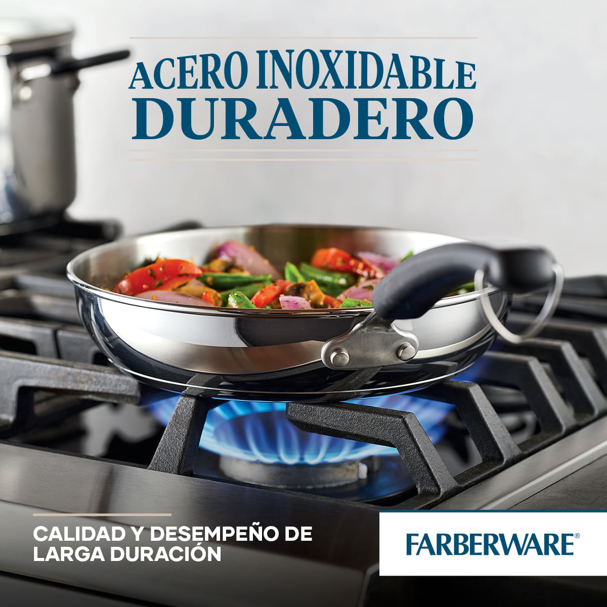 Juego de Ollas 7pzs. Brilliance. Acero Inoxidable. Apto para cocinas de inducción. Farberware. img #4