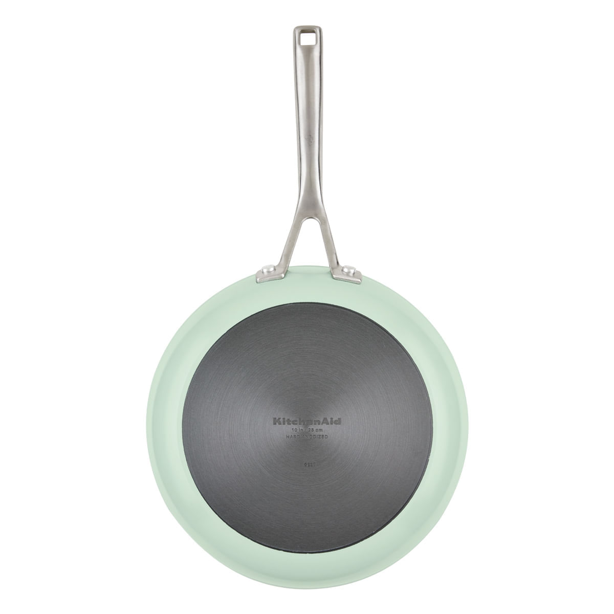 Sartén anodizado duro, antiadherente cerámico, mango en acero inox, KitchenAid. img #3