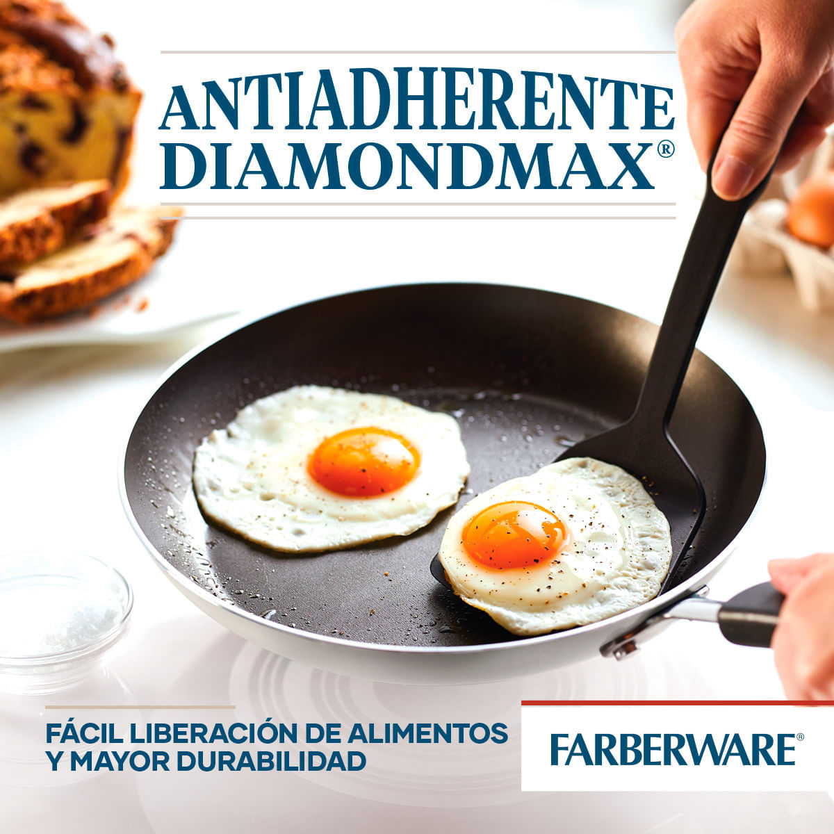 Set sartenes 21cm y 25cm. Antiad. DiamondMax® Cookstart Farberware. img #4