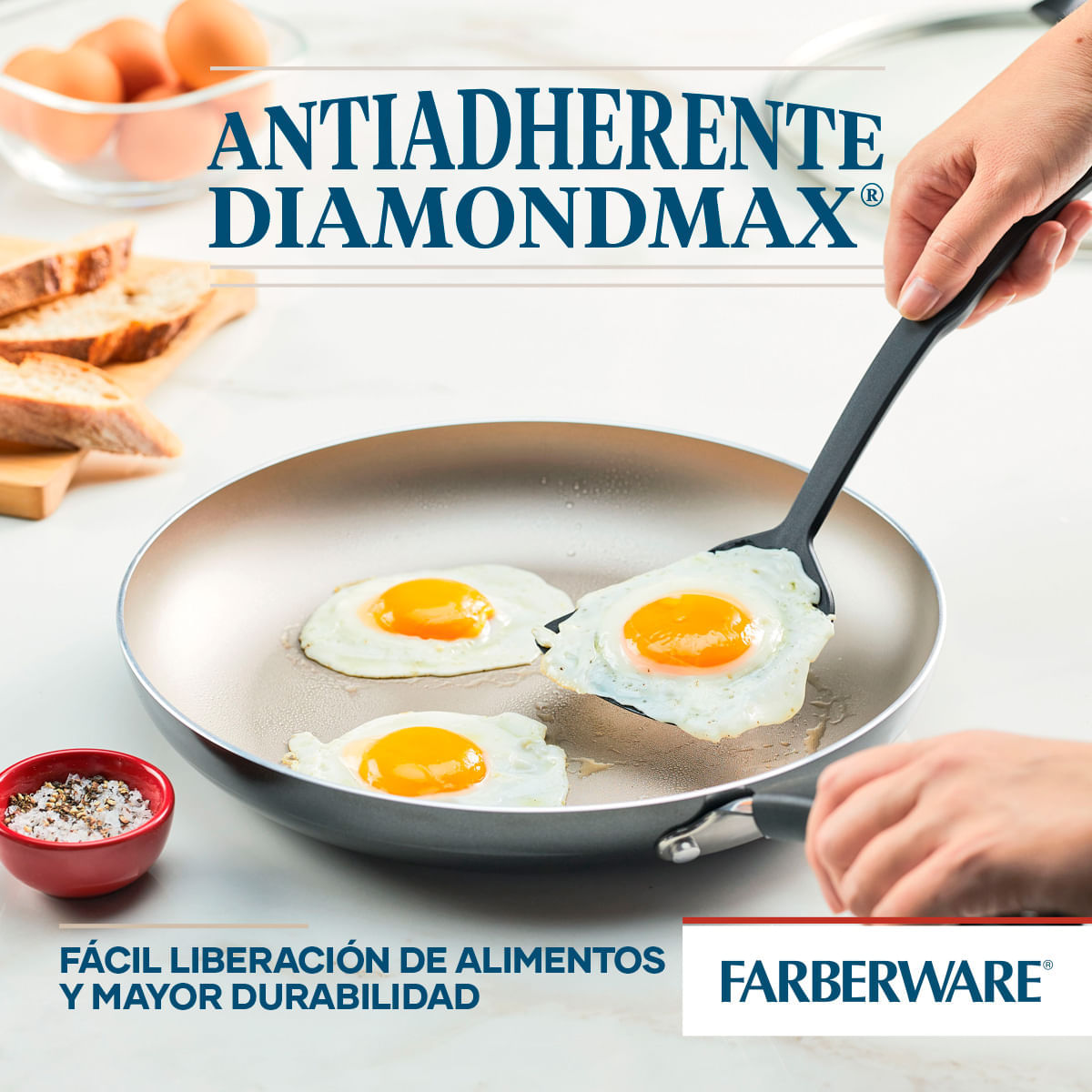 Sartén 31 cm con tapa, antiad. DiamondMax® Farberware img #4
