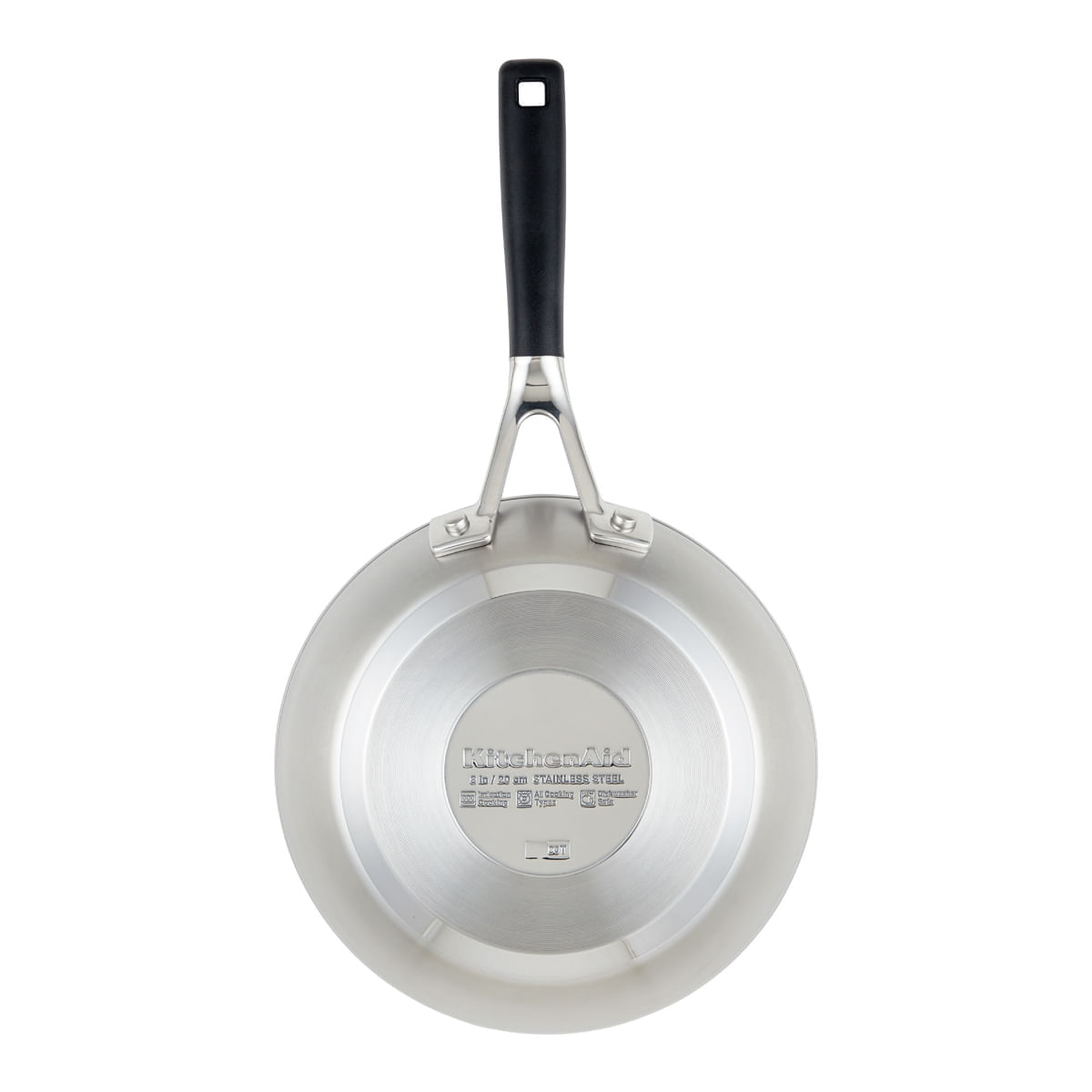 Set sartenes 24cm y 30cm. Acero inoxidable, placa de inducción, KitchenAid. img #2