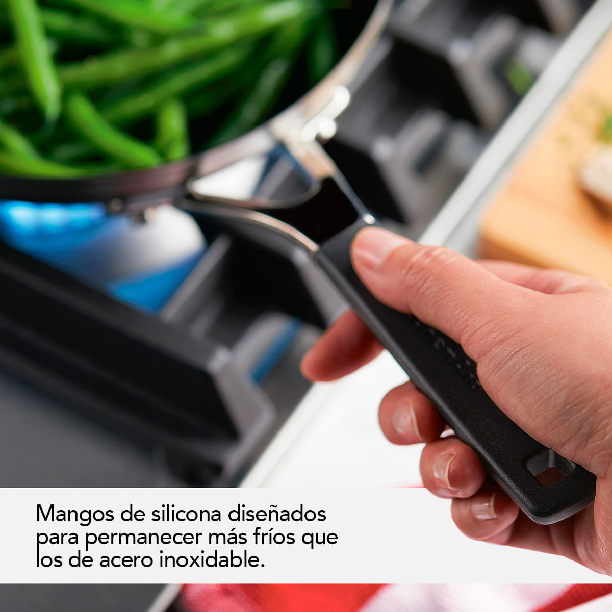 Sartén 20cm, acero inoxidable, placa de inducción, KitchenAid. img #7
