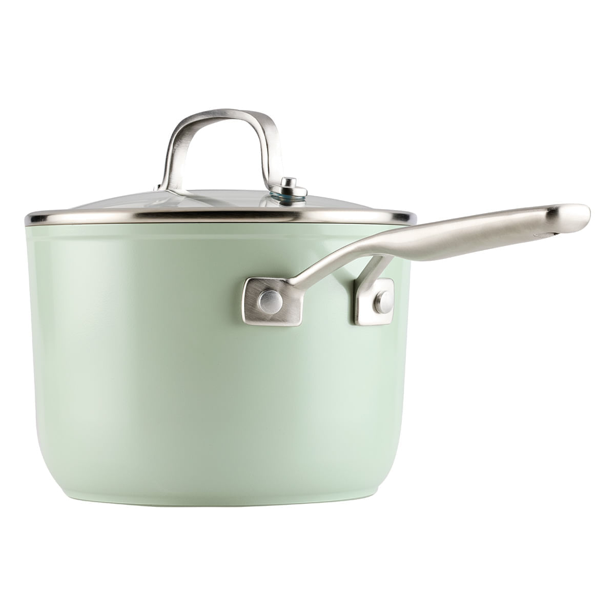 Juego de Ollas 10 pzs, Anodizado Duro, Antiadh cerámico. Inducción. color Pistachio, KitchenAid img #6