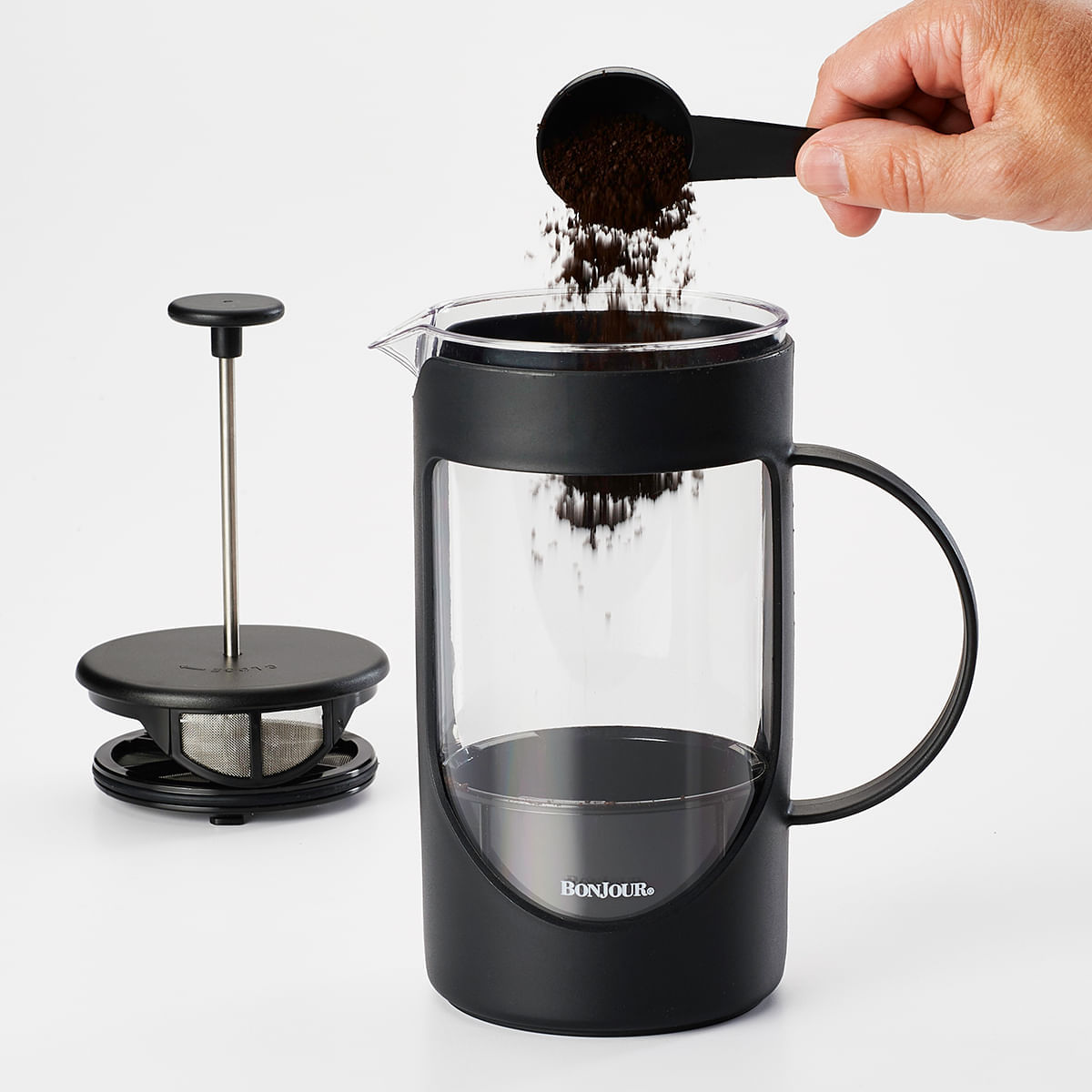 Prensa Francesa 40 onzas/ 9 tazas/ 1.1L, en plástico Tritan™ con filtro Lock and Toss. BonJour. img #4