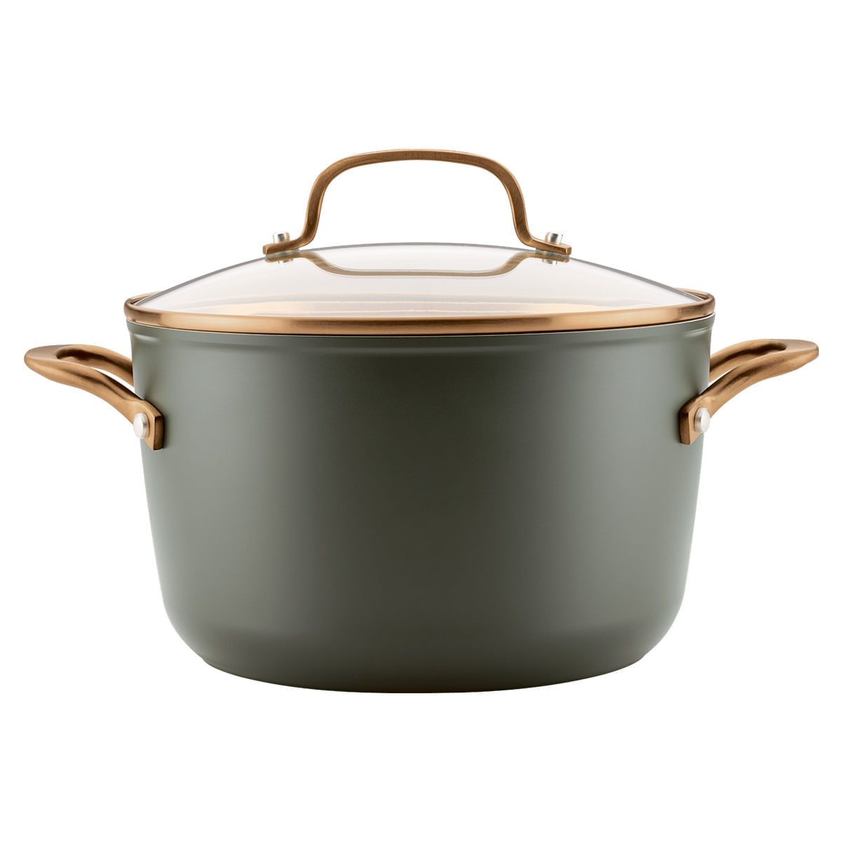 Juego de Ollas 12 pzs, Evergreen,  Anodizado Duro con antiadh cerámico. Inducción. KitchenAid. img #3