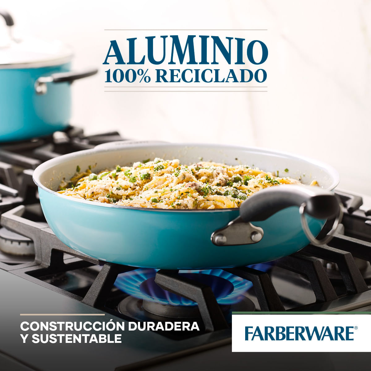 Sartén con mango y asa antiadherente Cerámico Farberware img #7