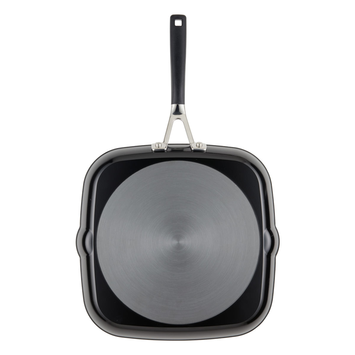 Plancha con grill 29cm, anodizado duro antiadherente. Negro Onyx KitchenAid. img #3