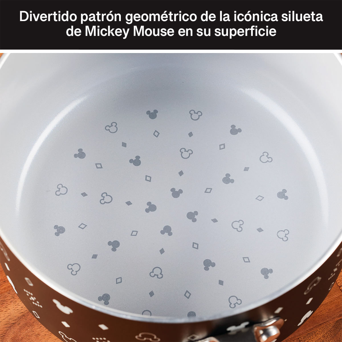 Perol 18cm, antiadherente cerámico. Colección Disney Home Monochrome. Farberware img #8