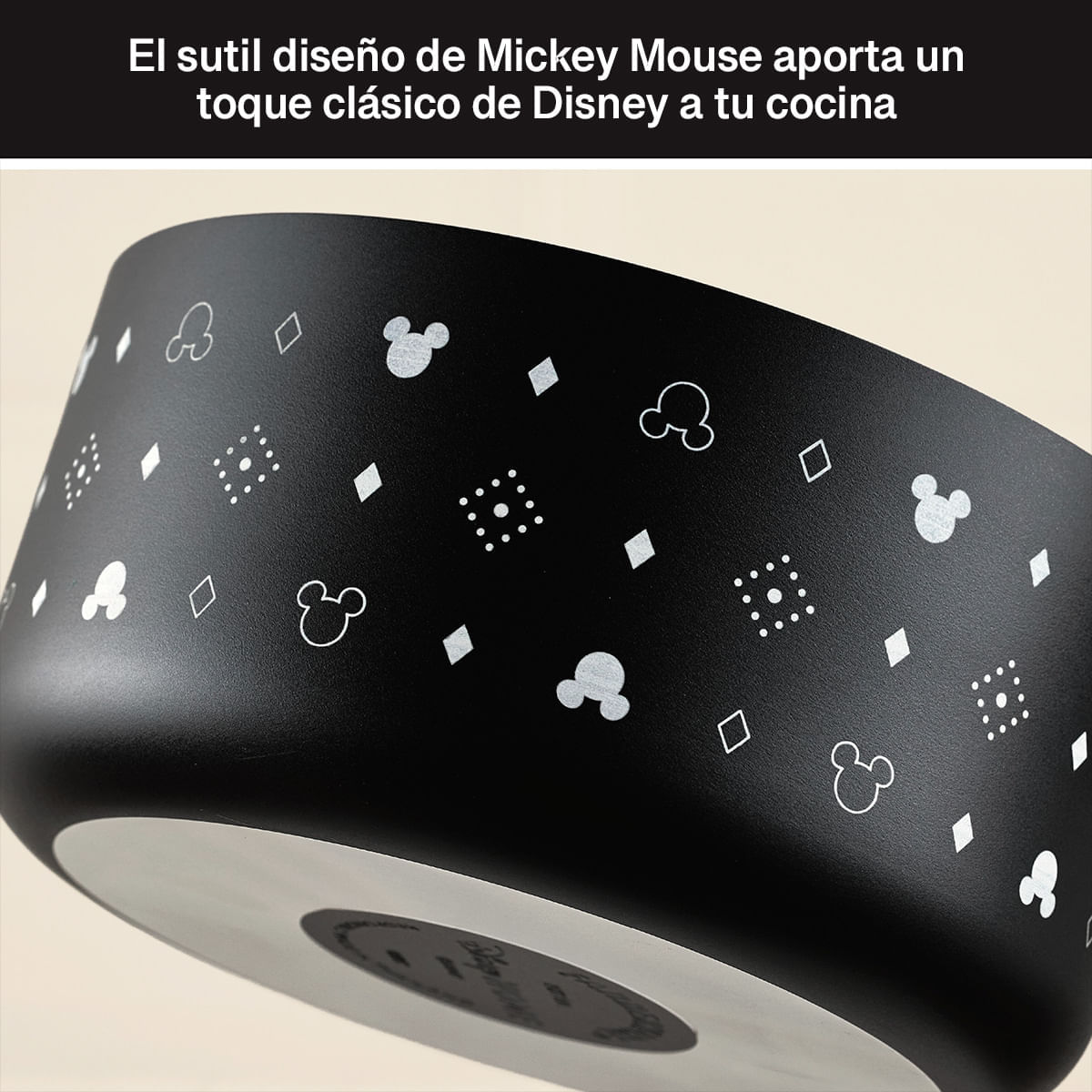 Perol 18cm, antiadherente cerámico. Colección Disney Home Monochrome. Farberware img #9
