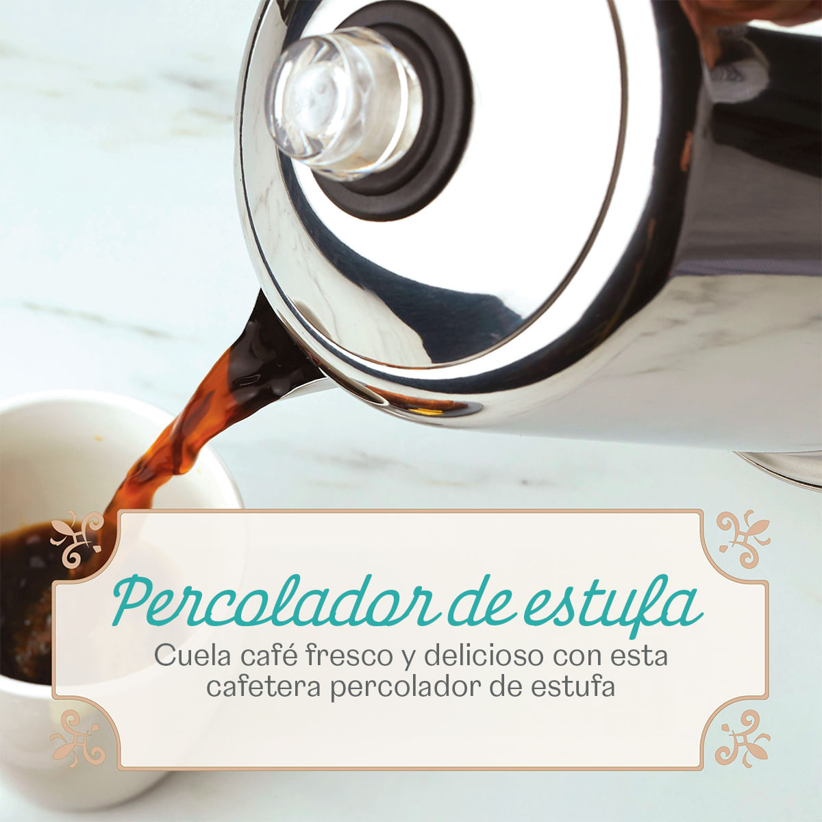 Percolador 12 tazas, acero inoxidable, Farberware img #6