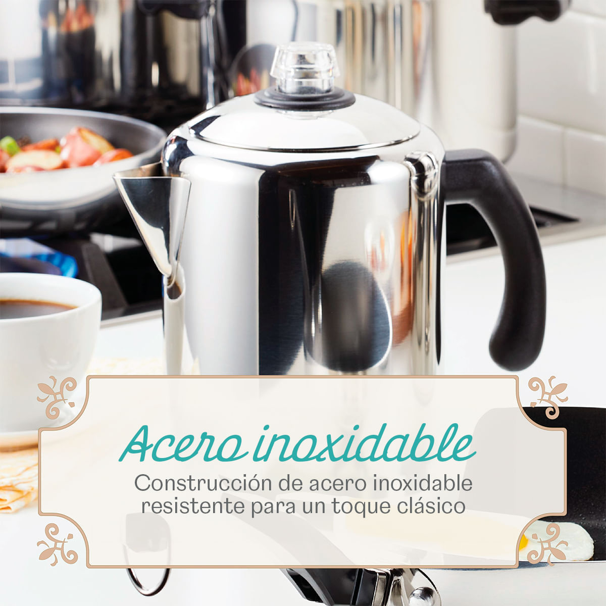 Percolador 12 tazas, acero inoxidable, Farberware img #7