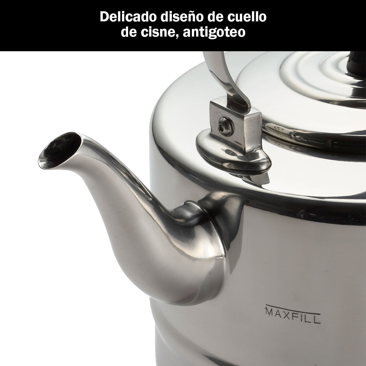 Tetera 1.8L Cuello de Ganzo, base de cobre y acero inoxidable img #6