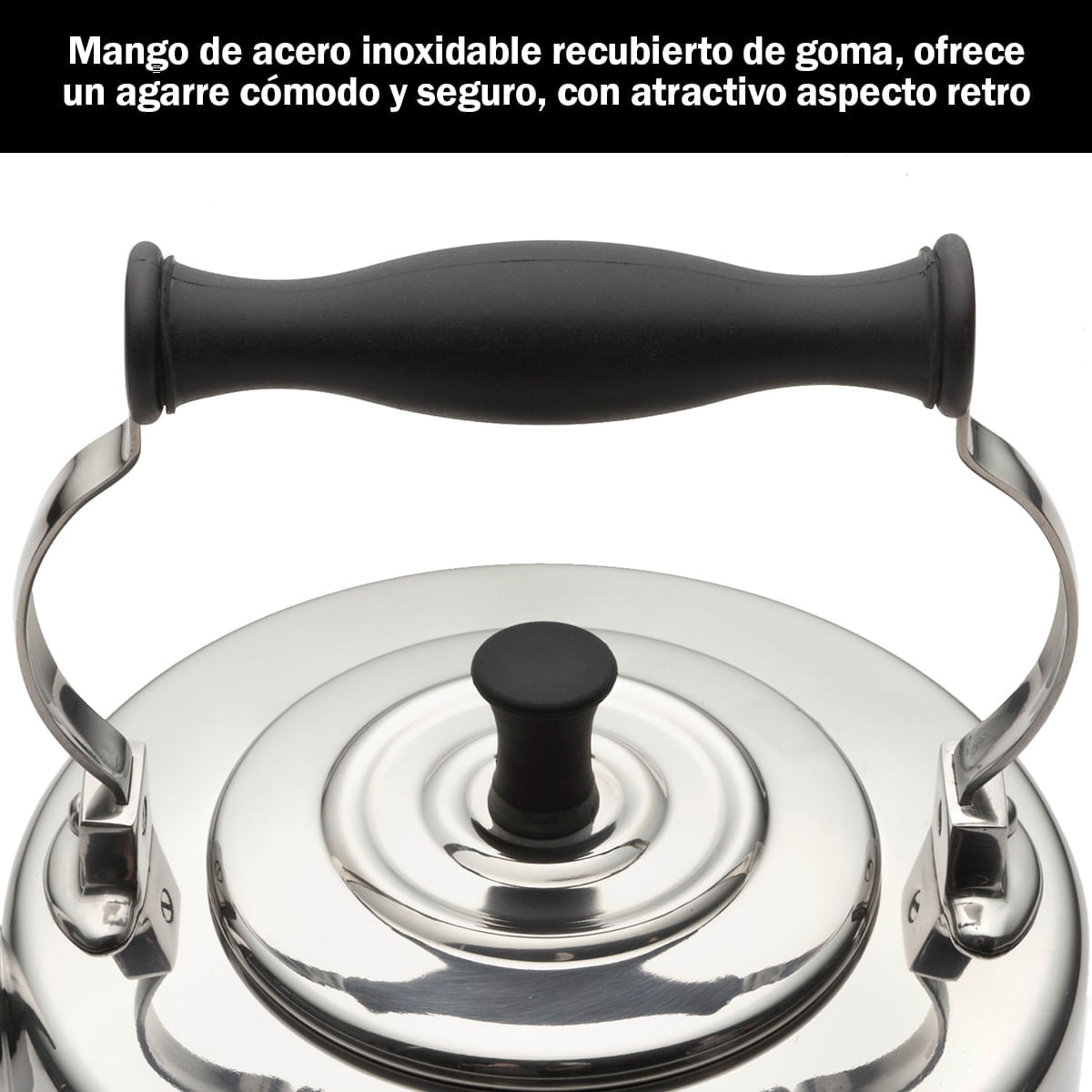 Tetera 1.8L Cuello de Ganzo, base de cobre y acero inoxidable img #4