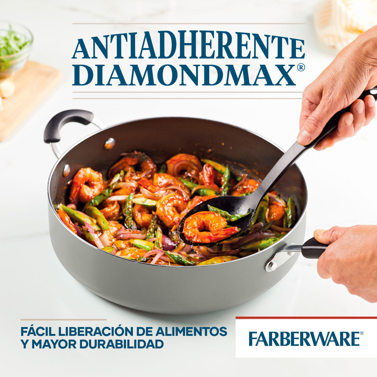 Sartén Jumbo 30cm, antiad. DiamondMax® Cookstart Farberware. img #5
