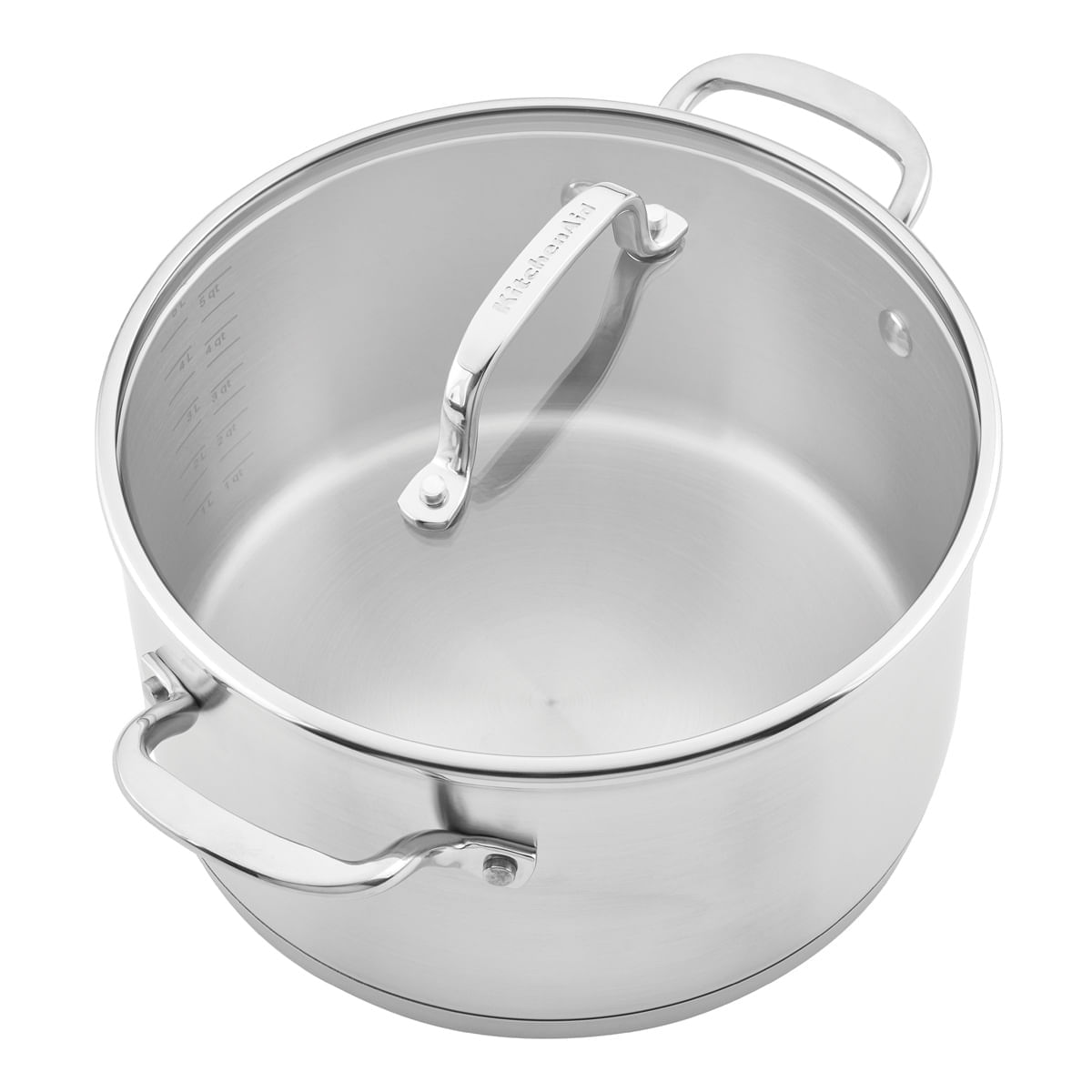 Juego de Ollas 11Pzs, acero inoxidable, placa de inducción, KitchenAid. img #3