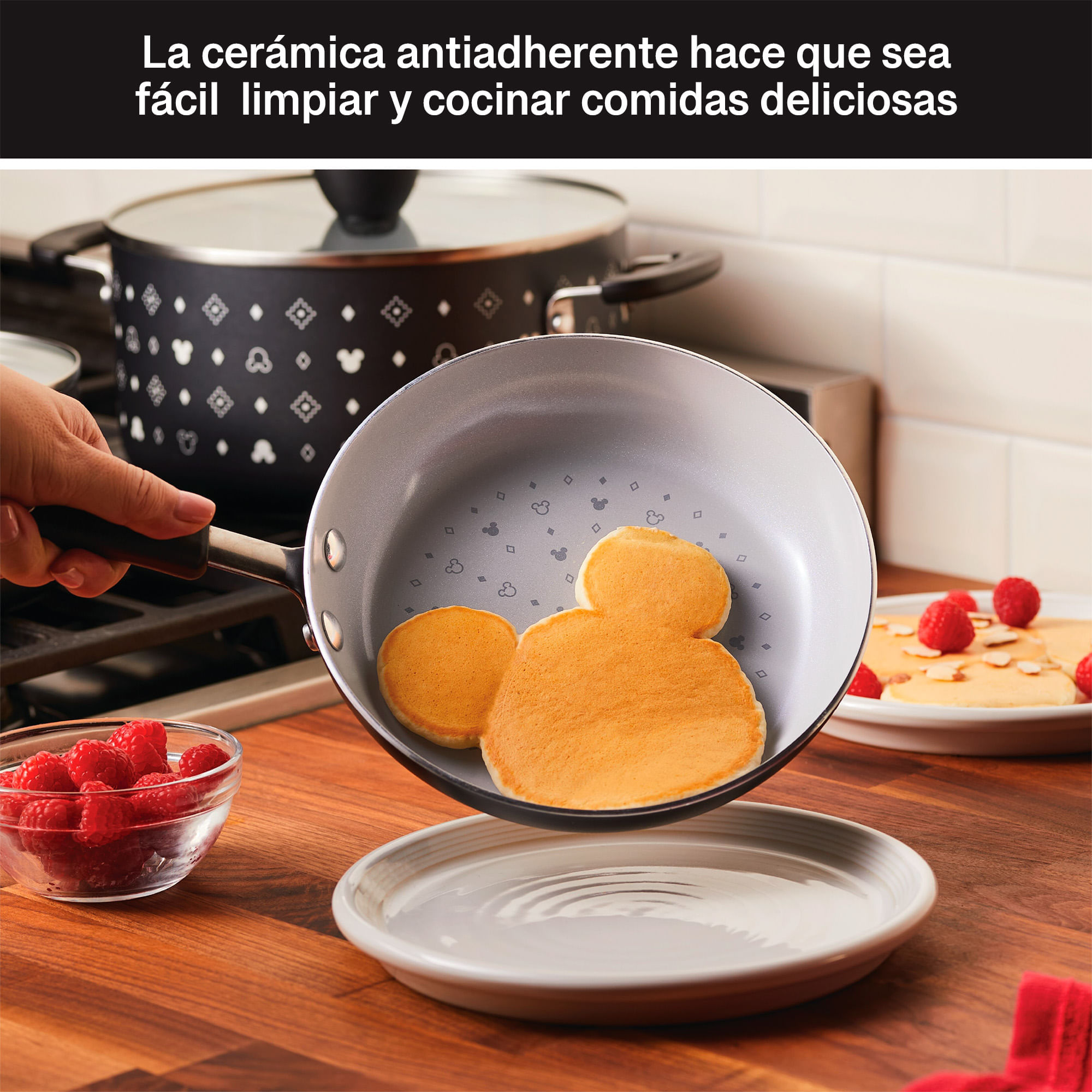 Sartén 20cm, antiadherente cerámico. Colección Disney Home Monochrome. Farberware img #7