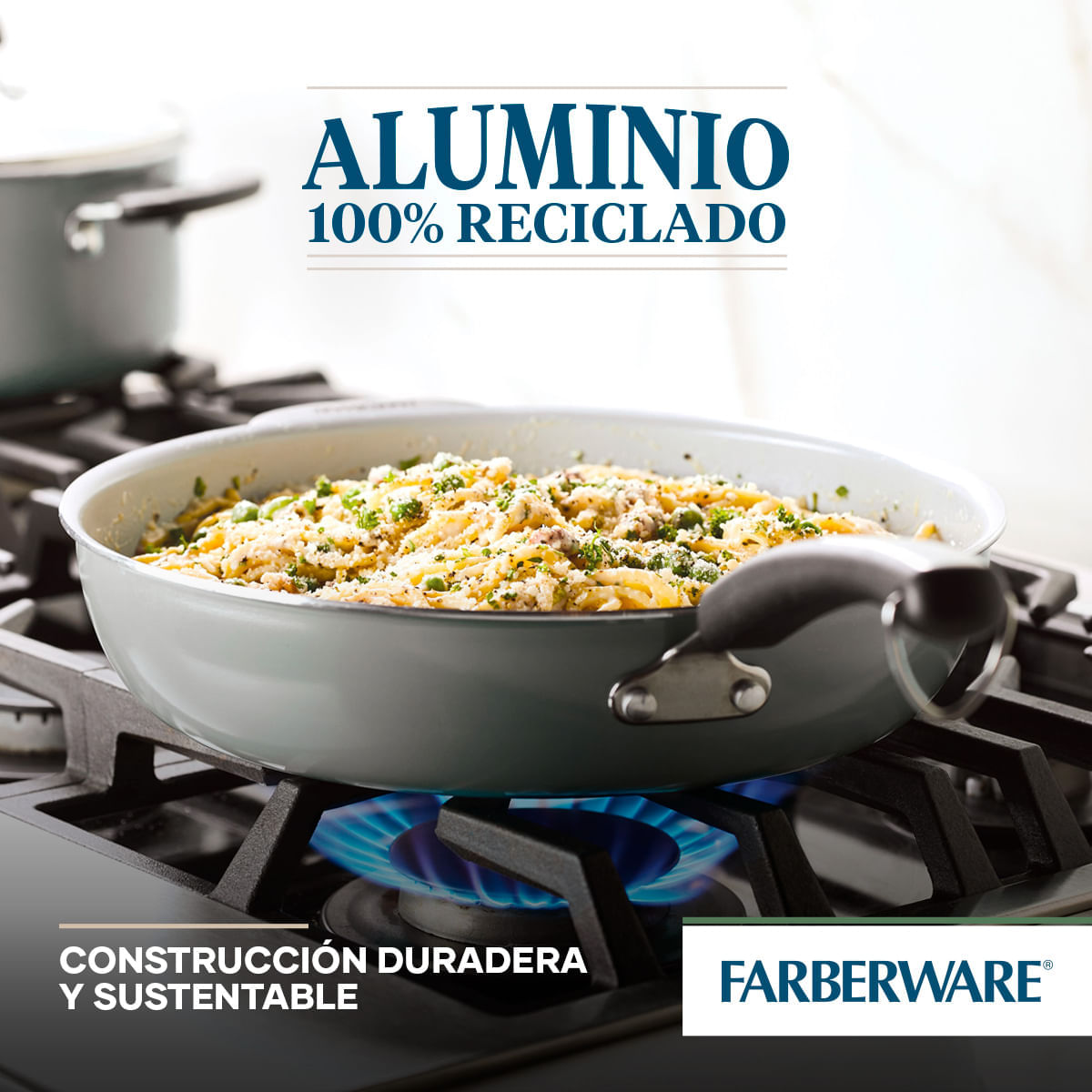 Sartén con mango y asa antiadherente Cerámico Farberware img #7