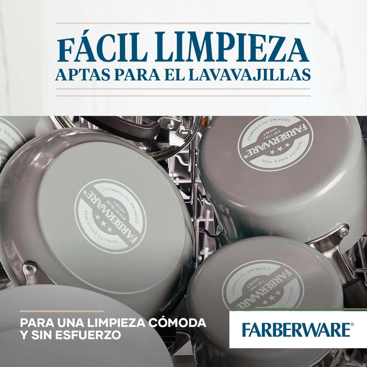 Sartén con mango y asa antiadherente Cerámico Farberware img #10