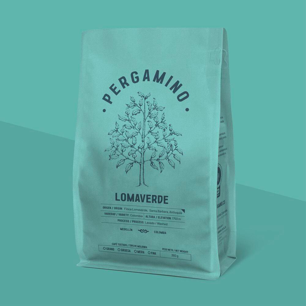 Café PERGAMINO molido finca Loma verde (360  gr) img #2