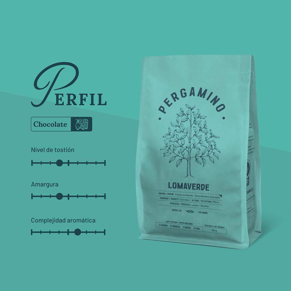 Café PERGAMINO molido finca Loma verde (360  gr) img #3