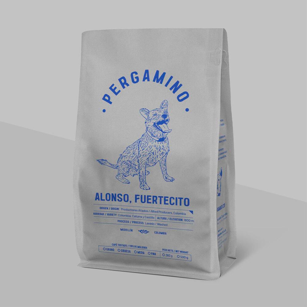 Café PERGAMINO molido Alonso fuertecito (360  gr) img #2
