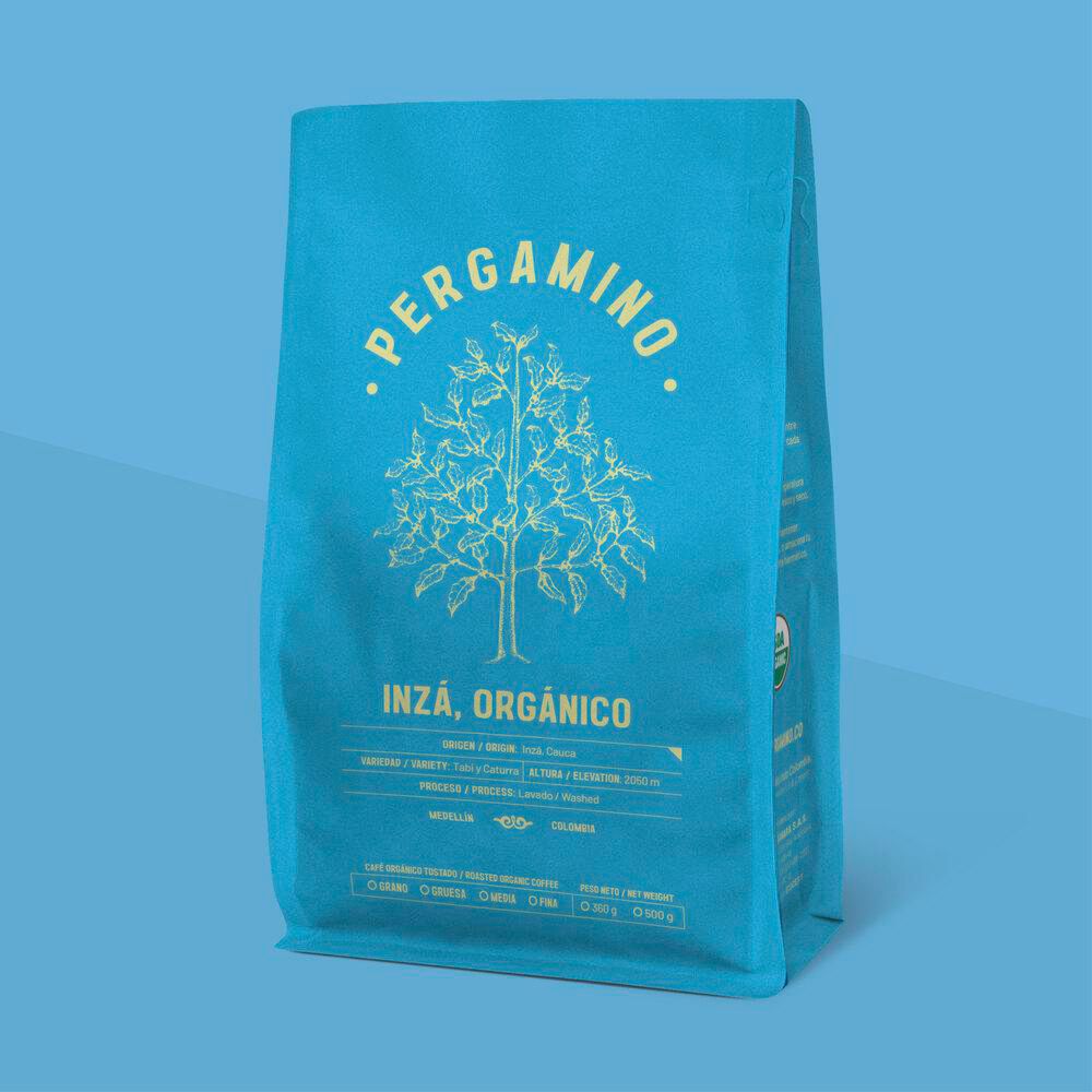 Café PERGAMINO molido Inzá orgánico (360  gr) img #2