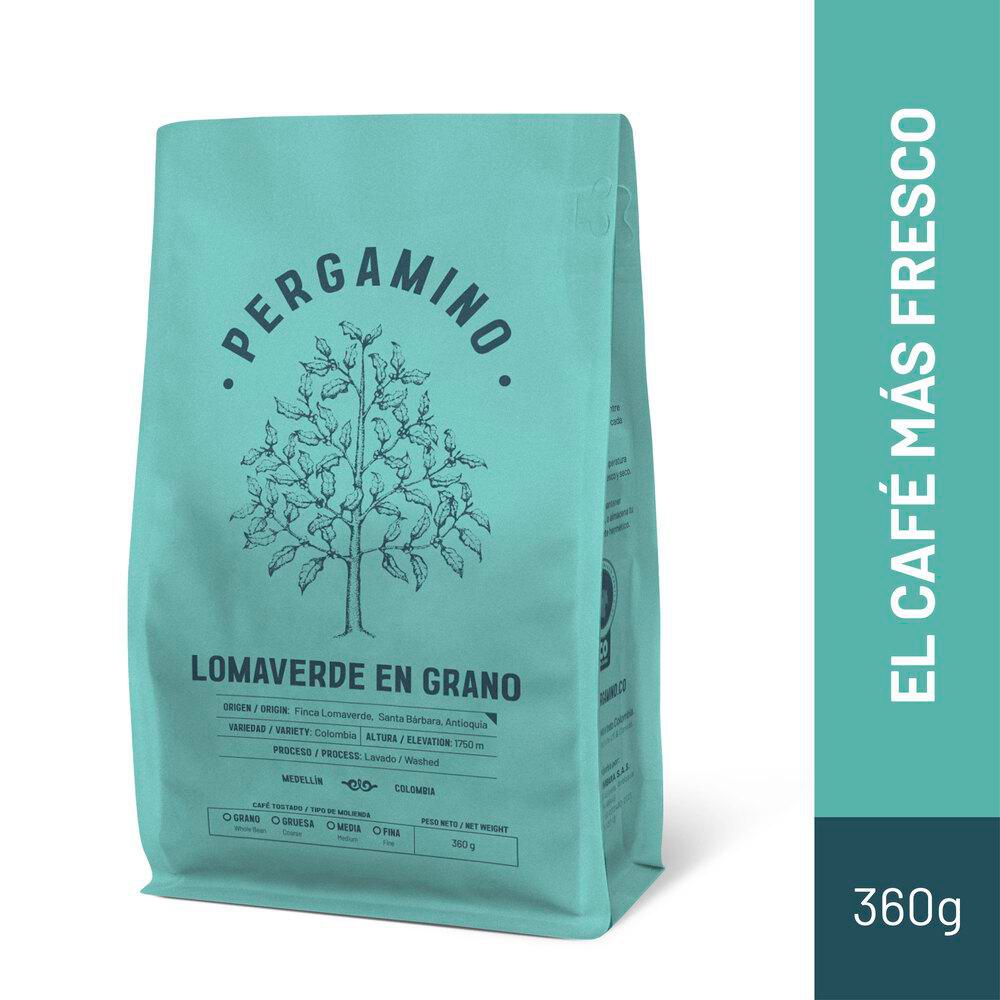 Café PERGAMINO en grano finca Loma verde (360  gr) img #1