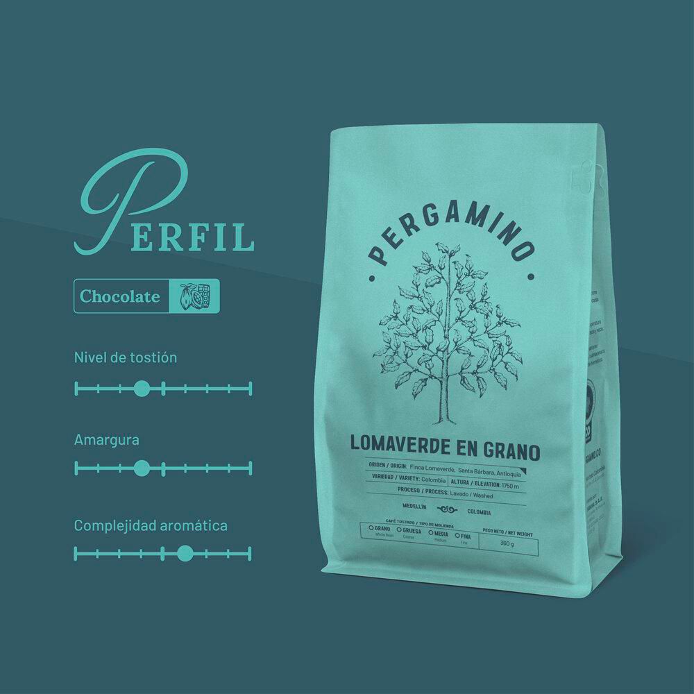 Café PERGAMINO en grano finca Loma verde (360  gr) img #3