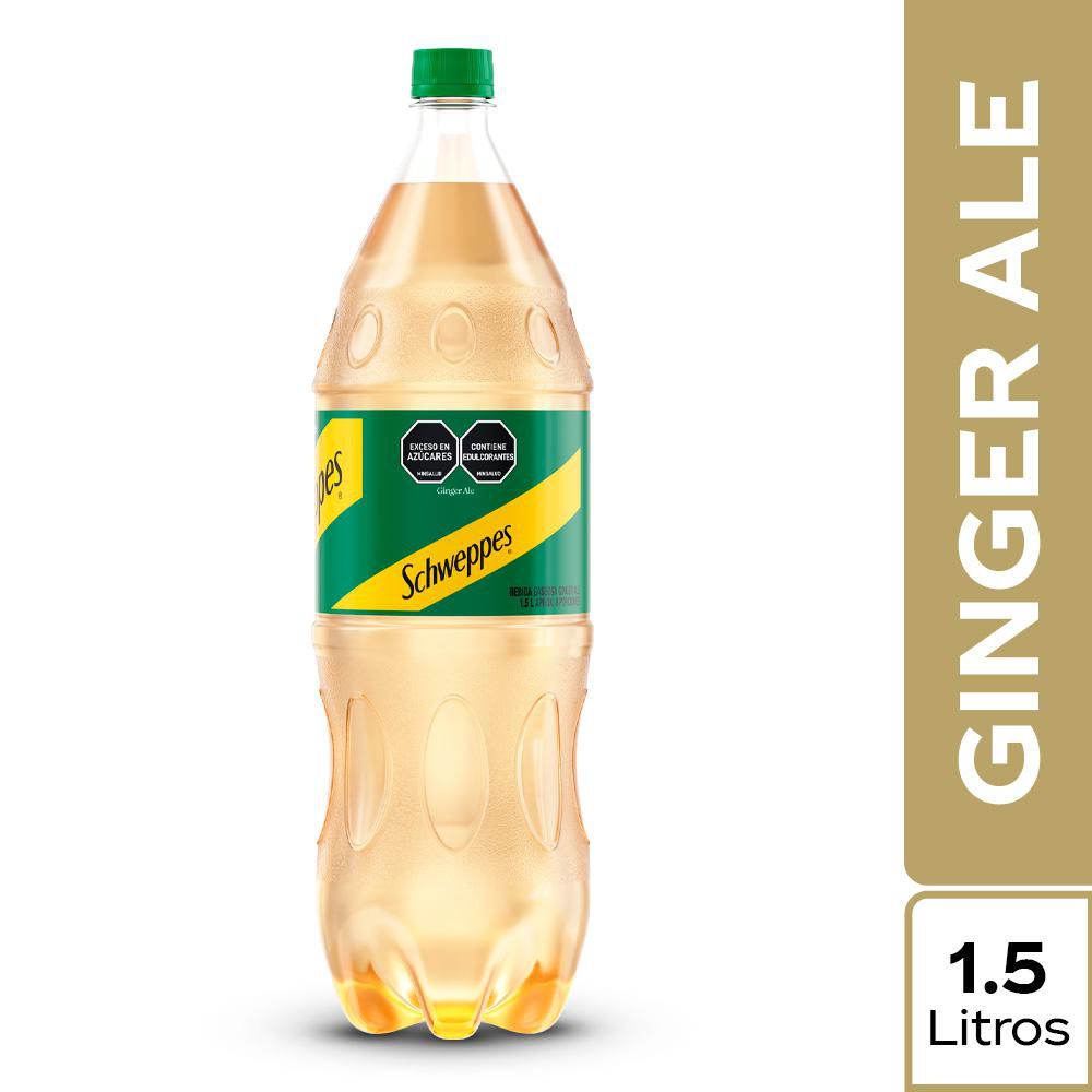 Gaseosa SCHWEPPES ginger ale botella vidrio (1500  ml) img #1