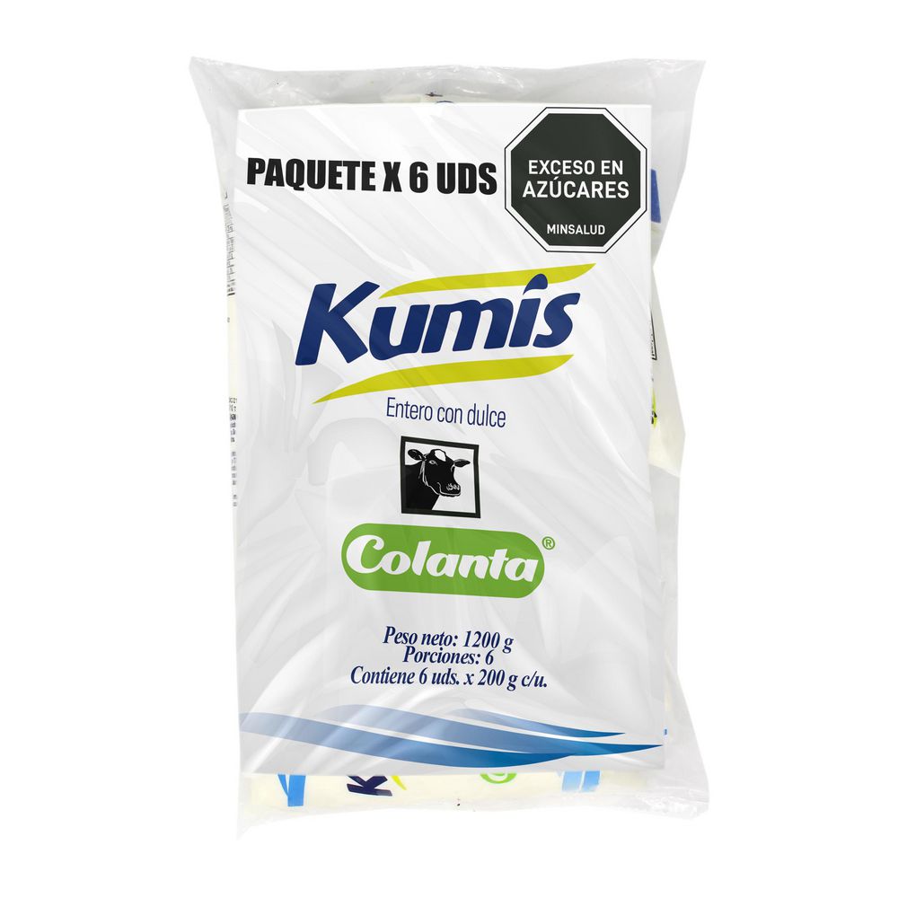 Kumis COLANTA entero con dulce x6und (1137.721  ml) img #1