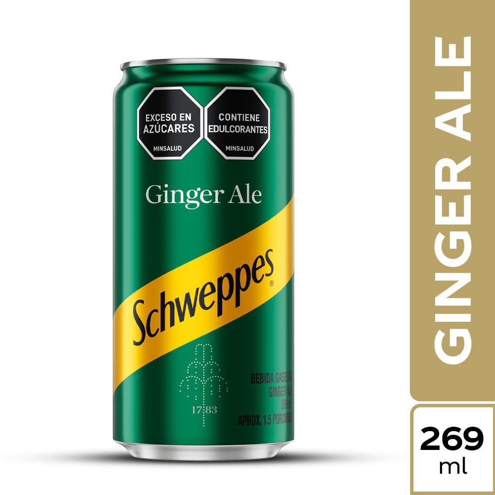 Gaseosa SCHWEPPES ginger ale lata (269  ml) img #1