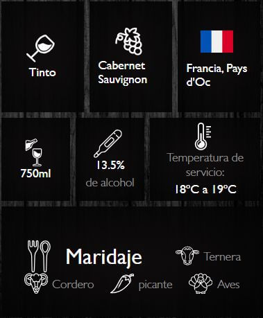 VINO PAYS DOC  Cabernet Sauvignon (750  ml) img #2