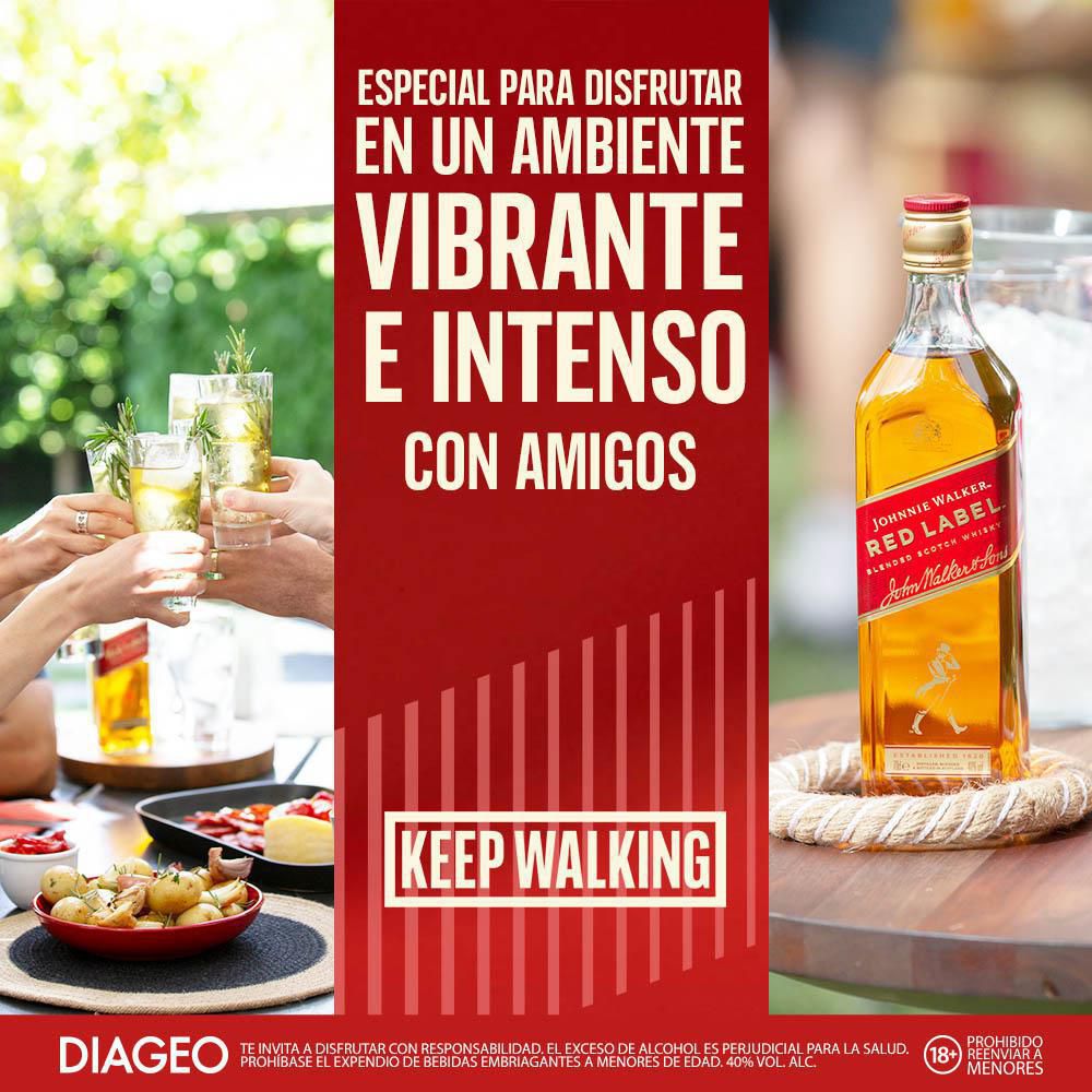 Whisky JOHNNIE WALKER. red label 8 Años (700  ml) img #5