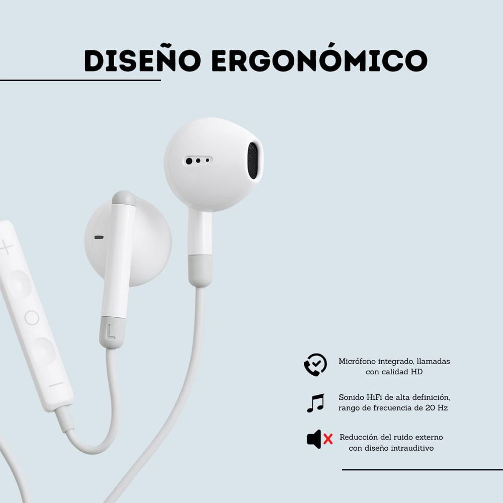 Audífonos Manos Libres Auricular Cable Micrófono Usb Tipo C img #2