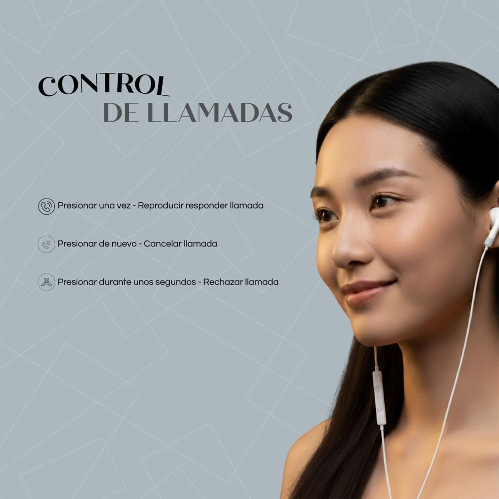 Audífonos Manos Libres Auricular Cable Micrófono Usb Tipo C img #5