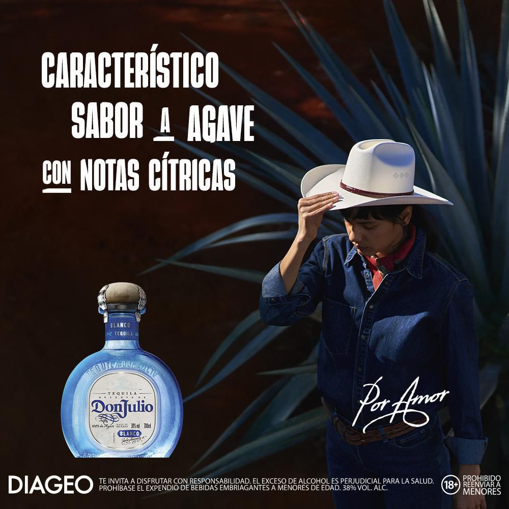 Tequila DON JULIO blanco  (700  ml) img #3