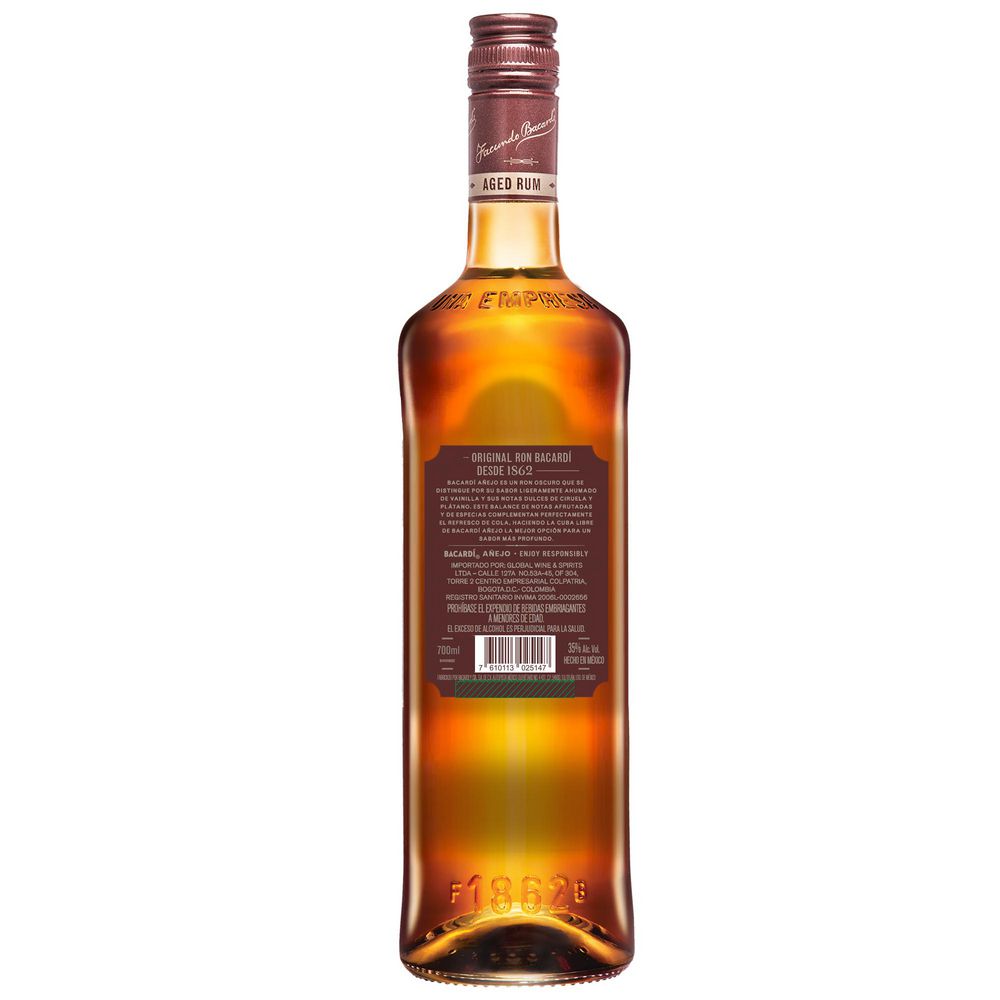 Ron BACARDI Añejo  (700  ml) img #3