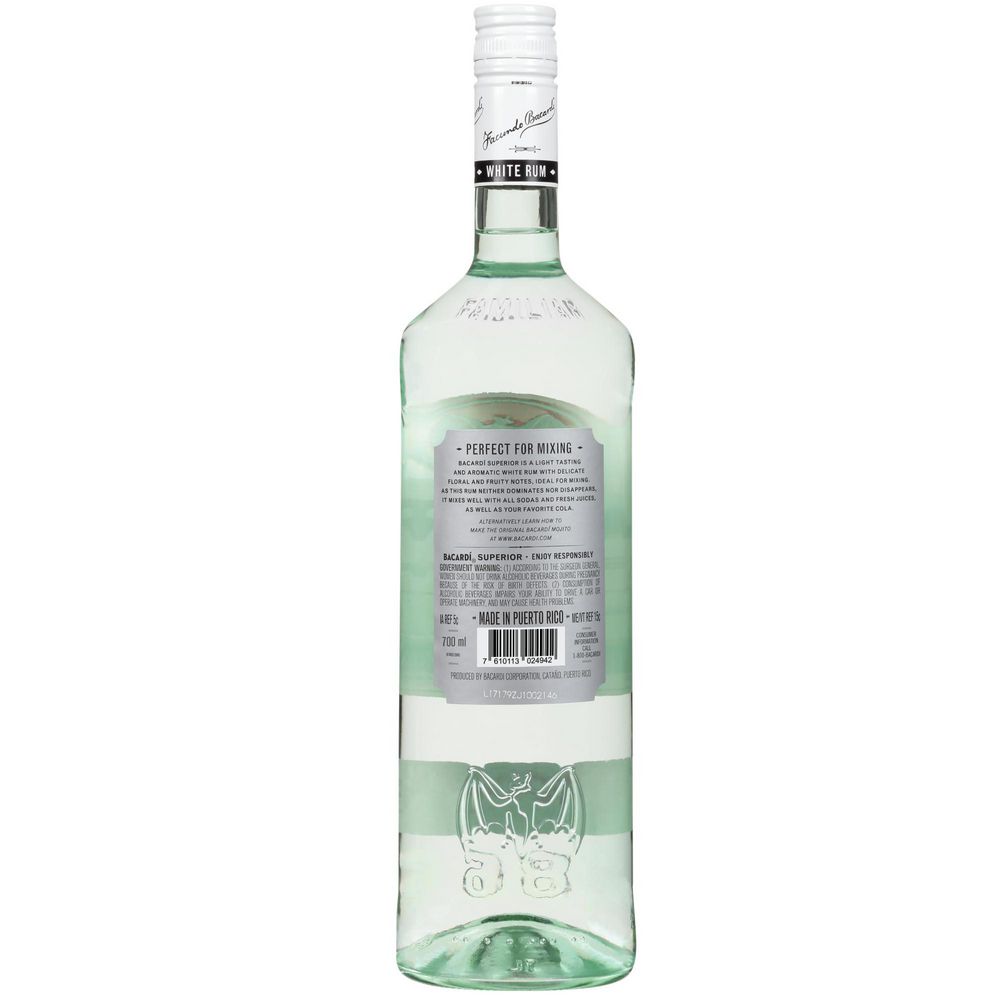Ron BACARDI Superior  (700  ml) img #3