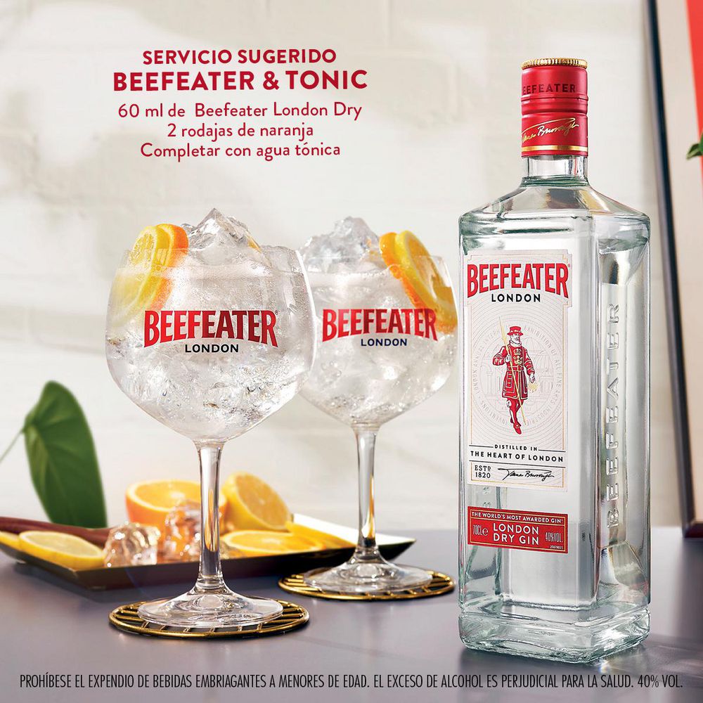 Ginebra BEEFEATER London dry (700  ml) img #3