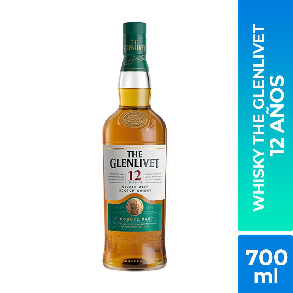 Whisky GLENLIVET single malt 12 años (700  ml) img #1