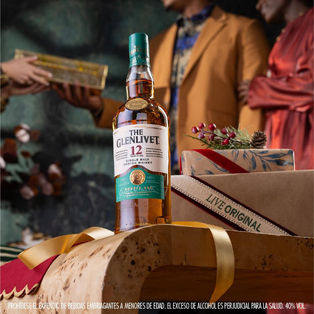 Whisky GLENLIVET single malt 12 años (700  ml) img #2