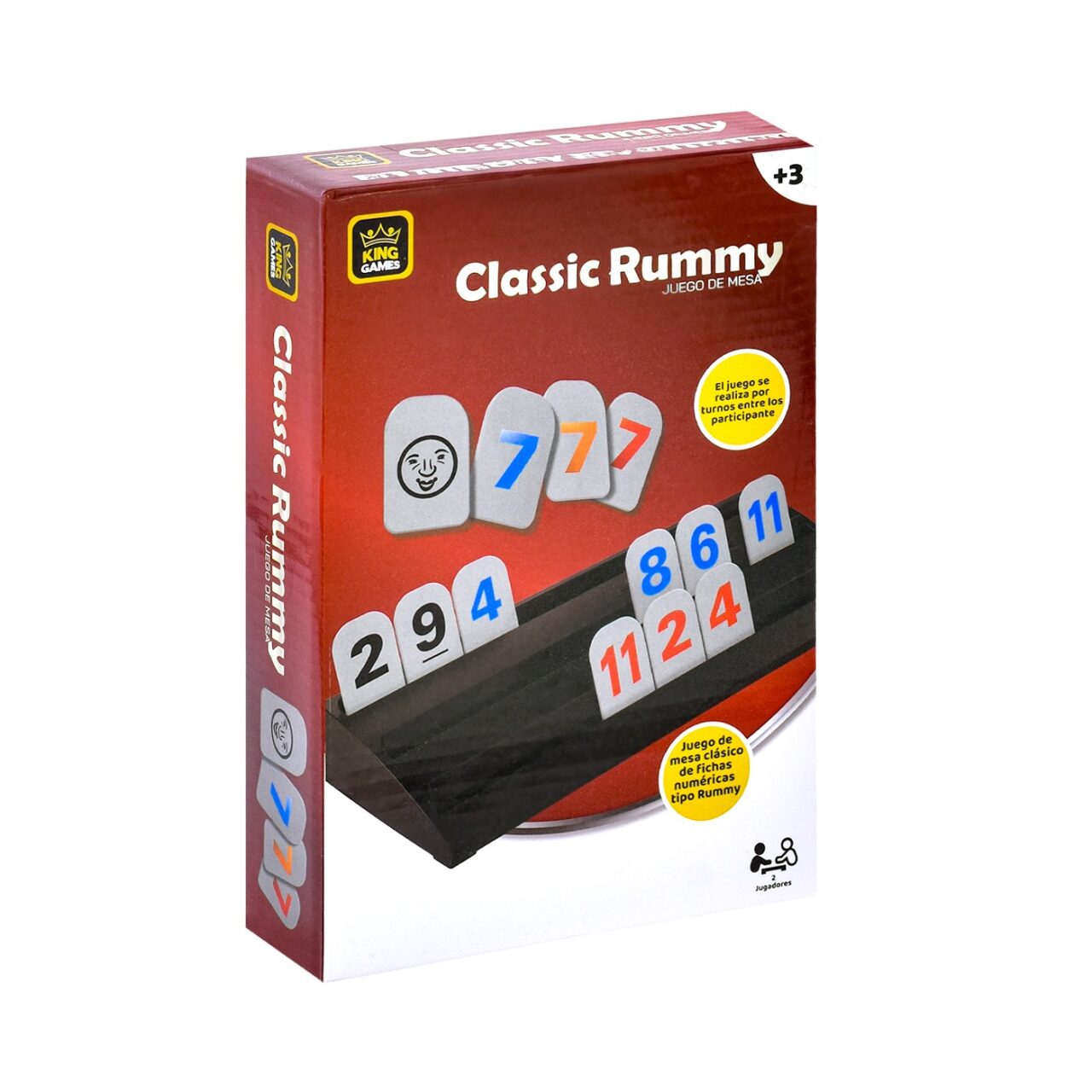 Rummy Clásico 106 Fichas con Bases King Games img #1
