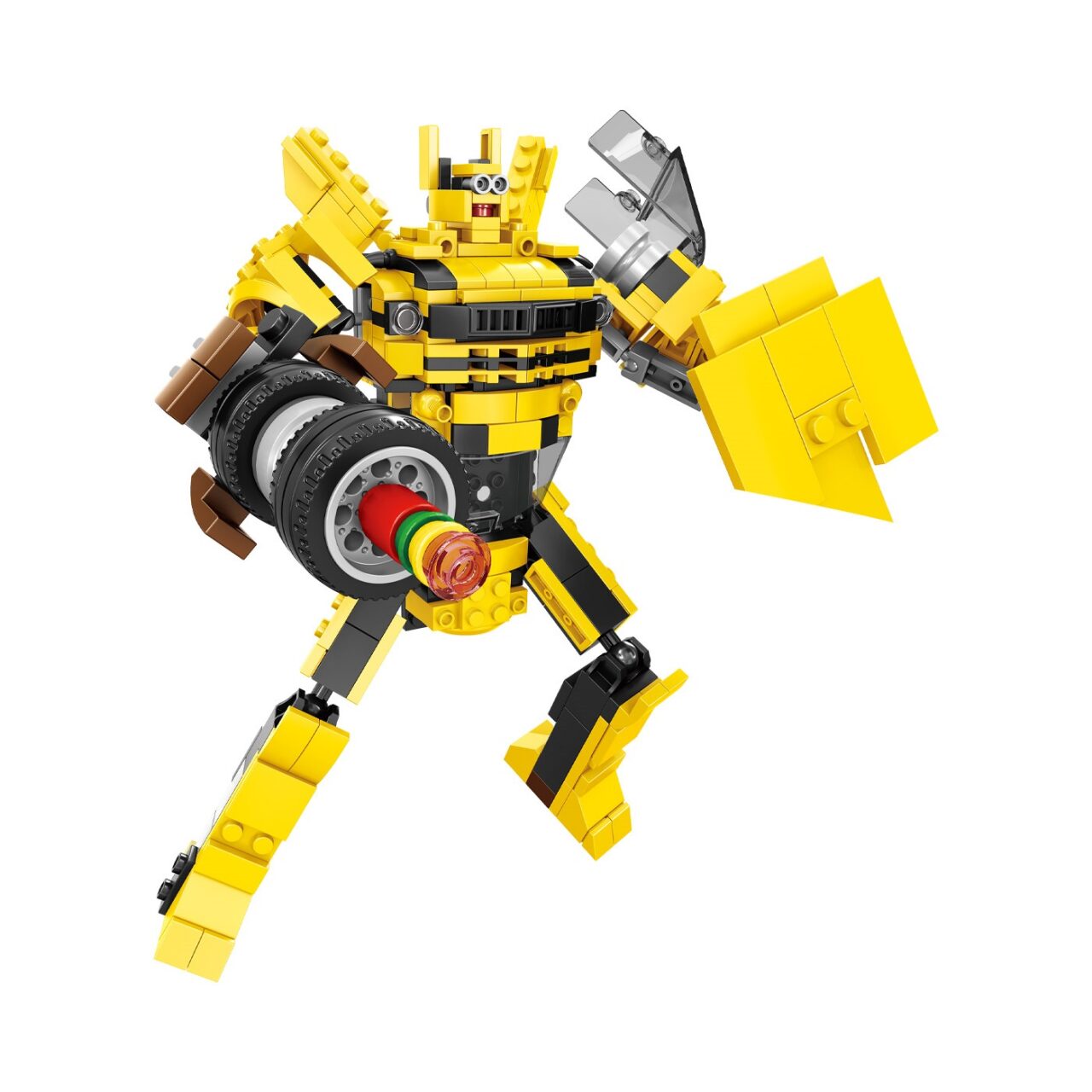 Set de Bloques Carro de Carreras Amarillo Blox img #2