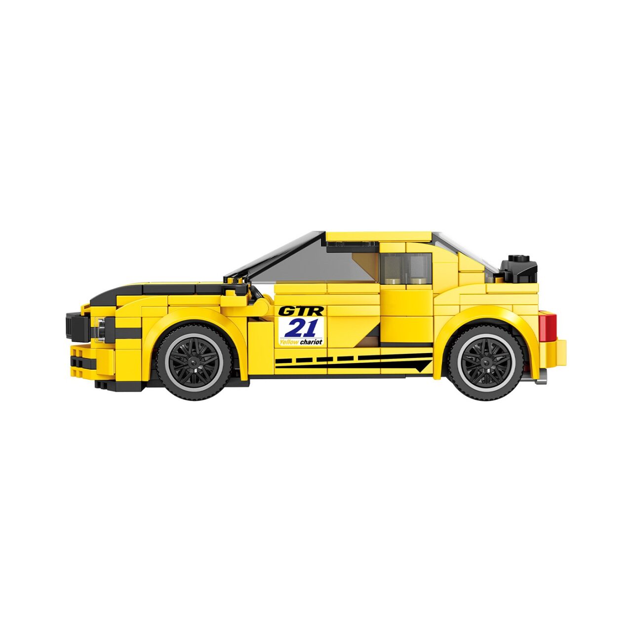 Set de Bloques Carro de Carreras Amarillo Blox img #4