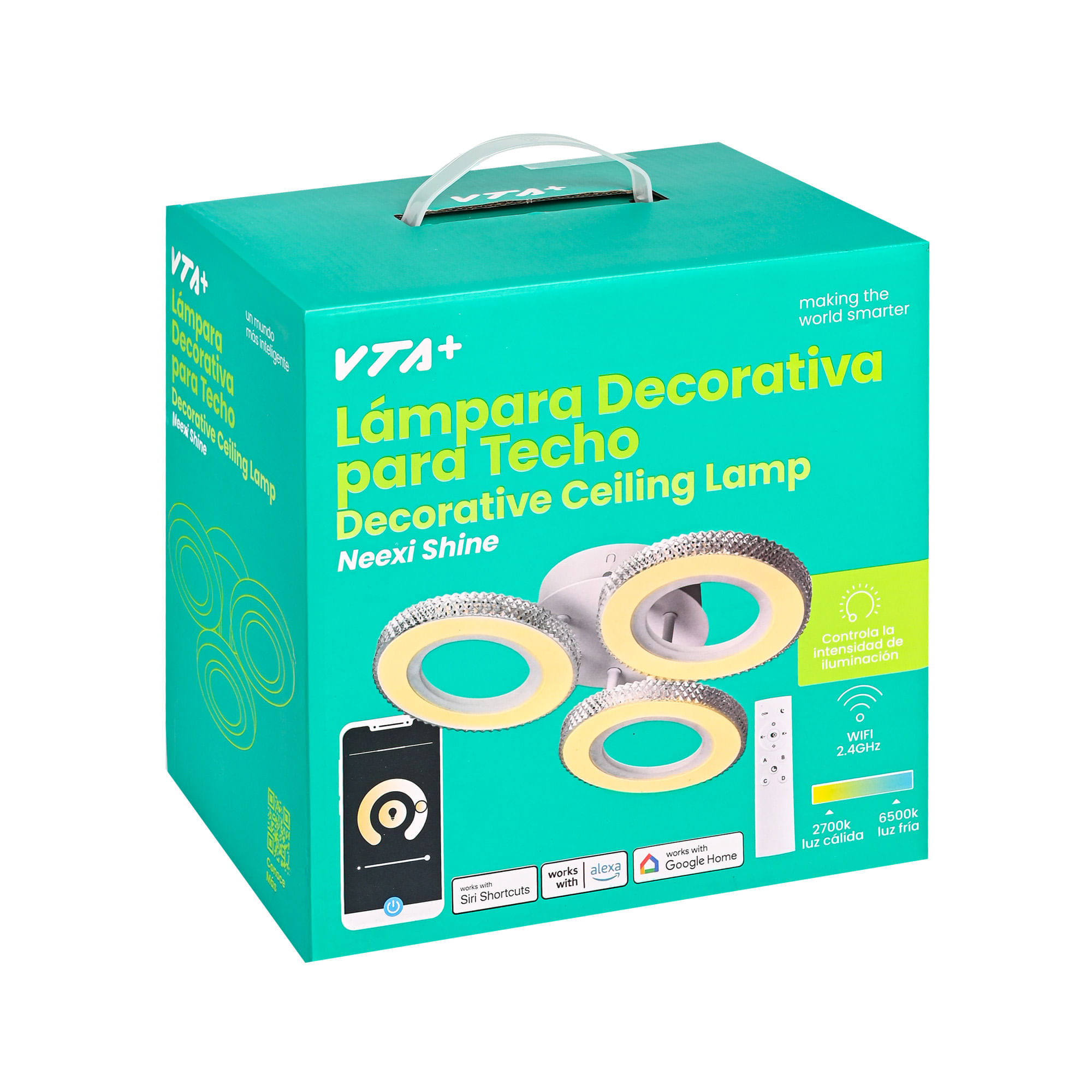 Lámpara de Techo Inteligente VTA+ Neexi Shine CCT 40W WiFi img #6