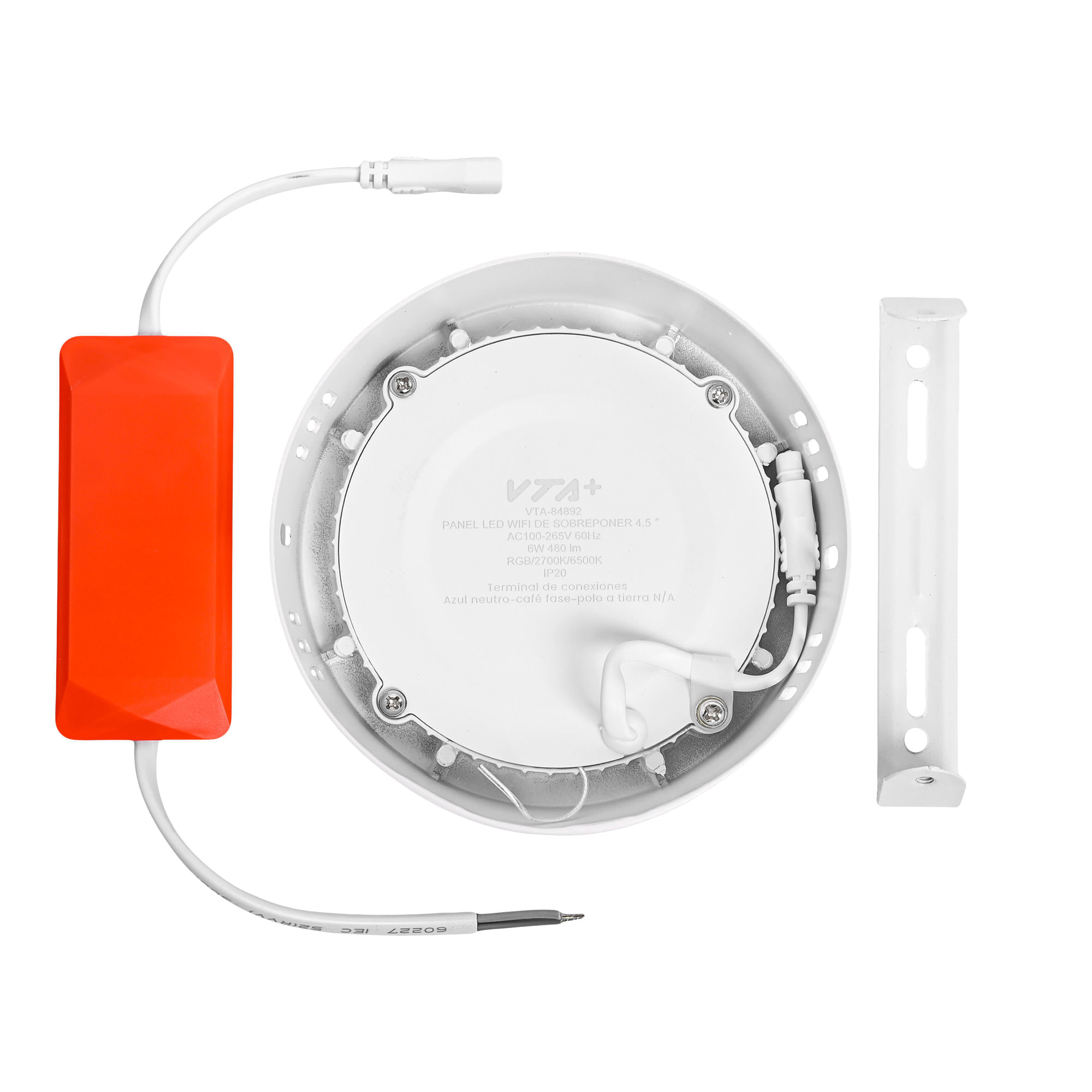 Panel LED WiFi de Sobreponer VTA+ Neexi 4.5" 6W CCT img #4