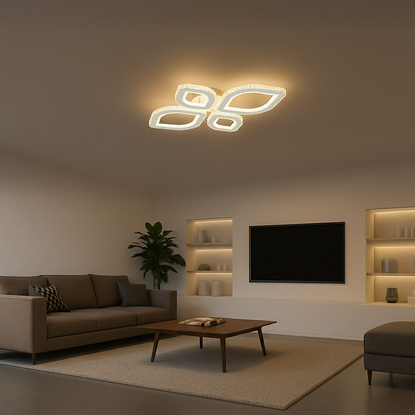 Luces Decorativas de Techo Inteligentes VTA+ CCT 70W WiFi img #2